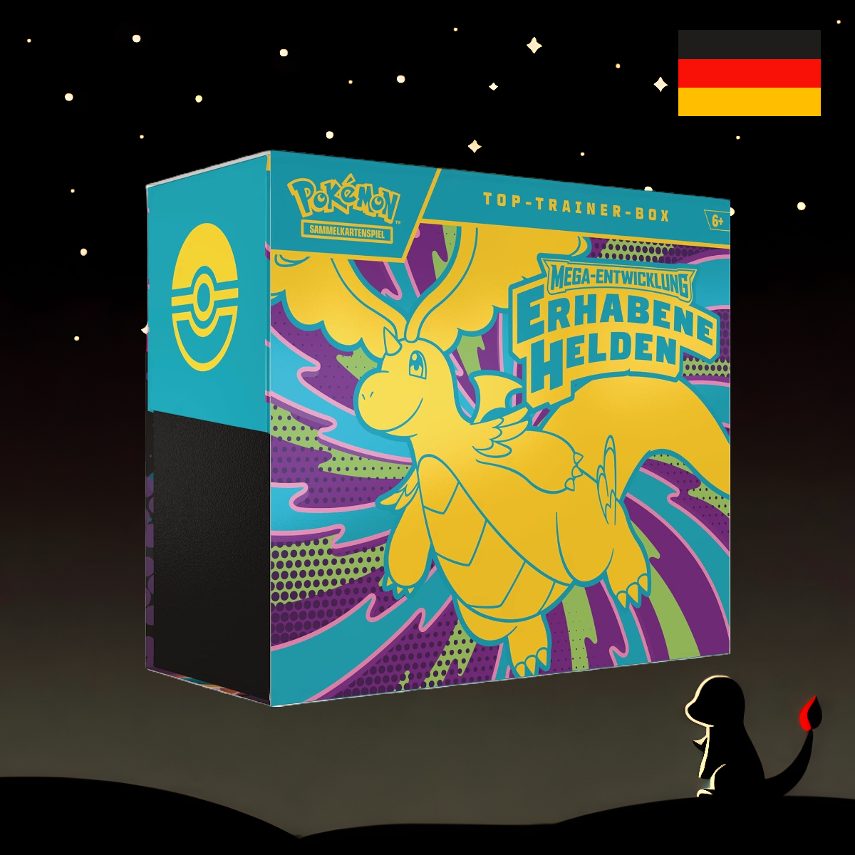 Pokémon Erhabene Helden Top Trainer Box Deutsch