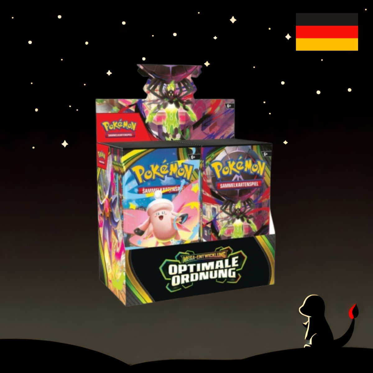 Pokémon Booster Display Mega-Entwicklung: Optimale Ordnung DE