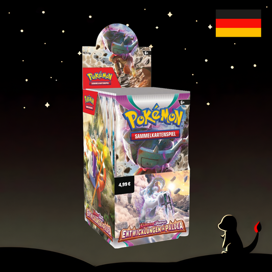 Entwicklungen in Paldea 18er Display DE