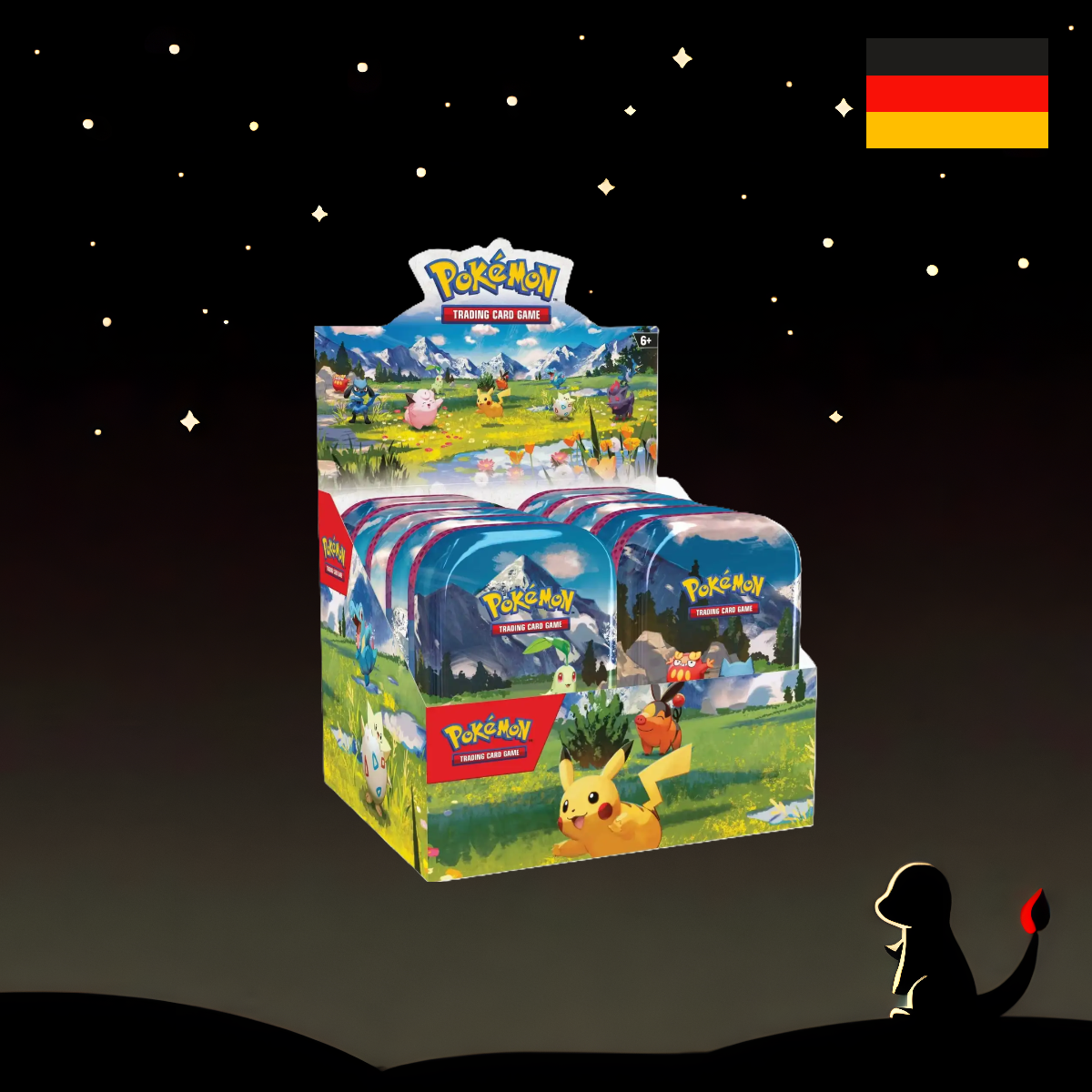 Erhabene Helden Mini Tin Display DE