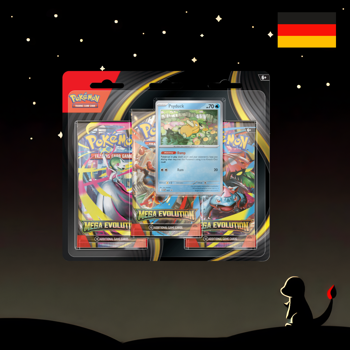 Pokémon Mega Entwicklung 3er Blister Enton Deutsch