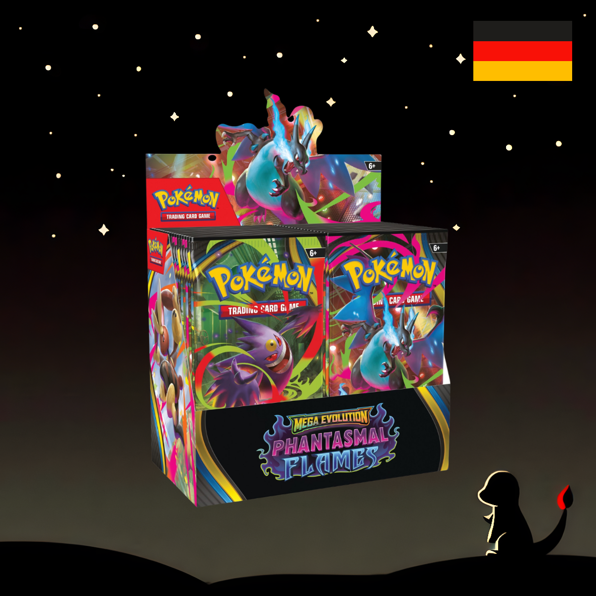 Pokémon Mega Entwicklungen Fatale Flammen Display 