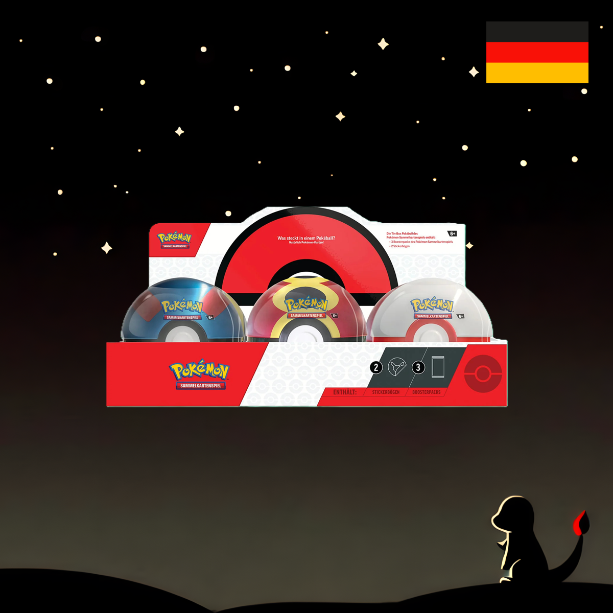 Pokeball Tin Herbst 2025 Deutsch