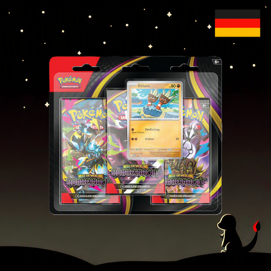 Pokémon Mega-Entwicklung Dunkelnacht 3er-Blister DE