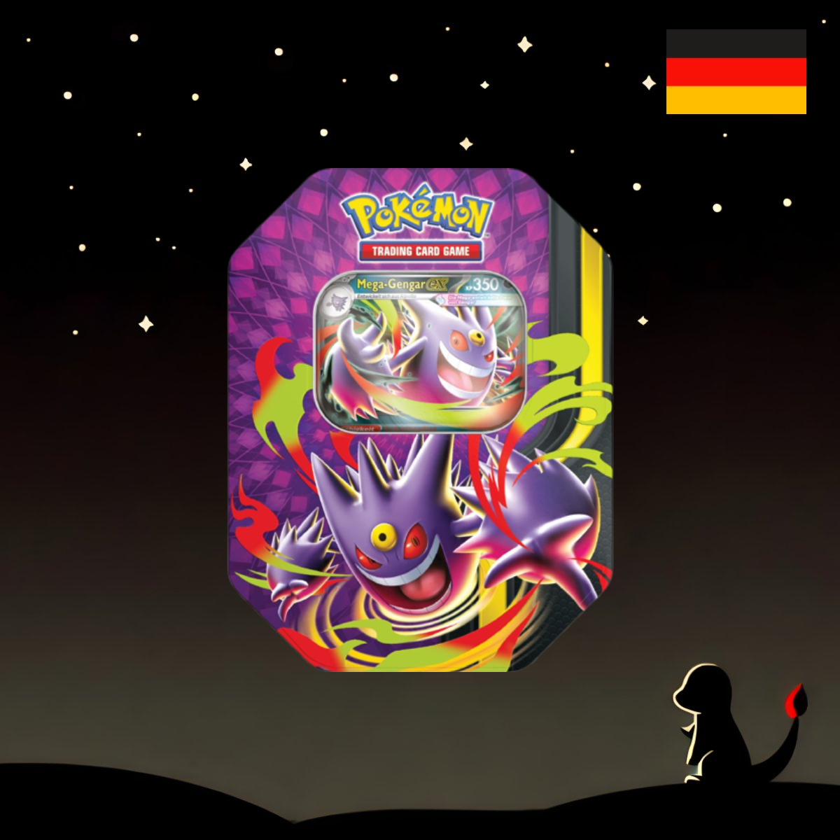 Pokemon Mega Moonlight Tin Gengar Deutsch