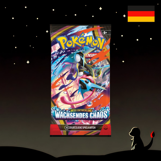 Pokémon Booster Display Mega-Entwicklung: Wachsendes Chaos DE