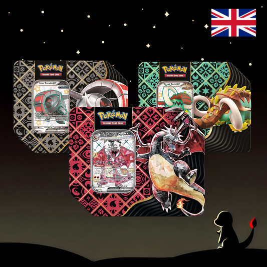 Paldean Fates US Tin (enthält 5 Booster) EN