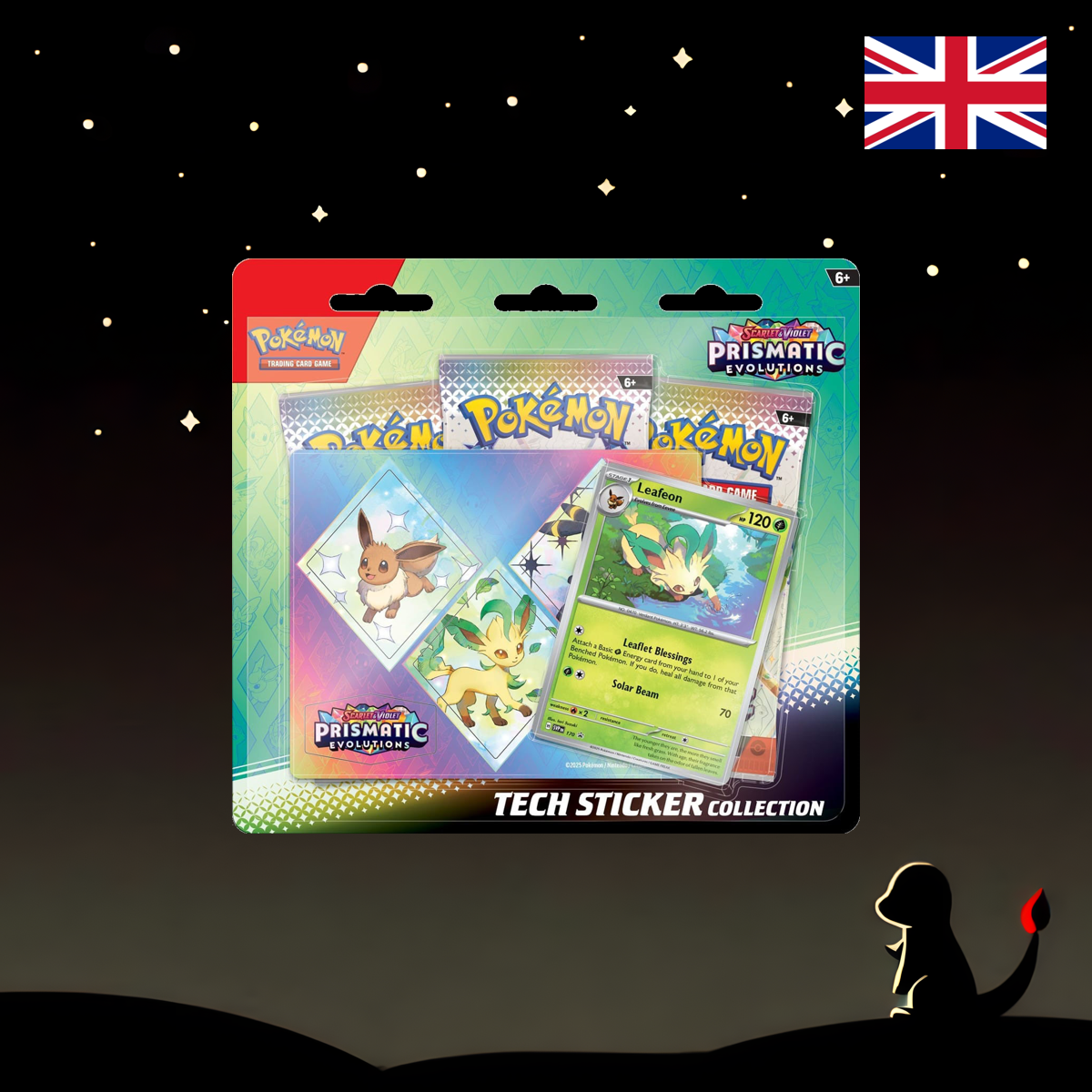 Prismatic Evolutions Tech Sticker Collection EN