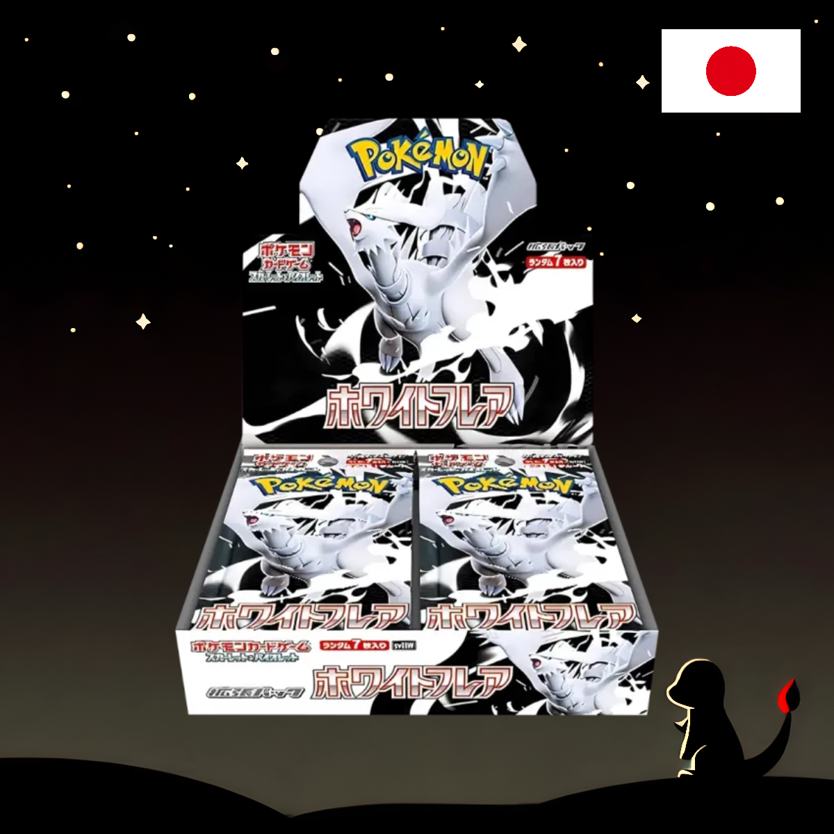 Pokémon White Flare Display Japanisch